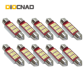 10pcs C5W C10W LED CANBUS 31mm 36mm 39mm 41mm Car LED Bulb Auto Interior Lamp Bulb For vw audi bmw ford mazda skoda kia subaru